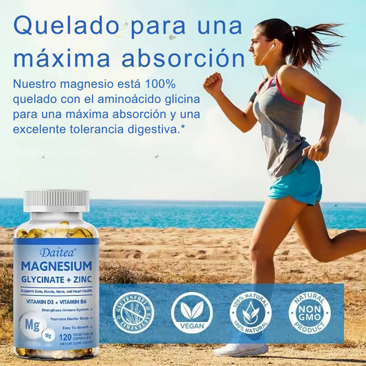 Cápsulas de magnesio y zinc Daitea