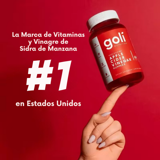 Vitaminas gomosas de vinagre de sidra de manzana Goli - Vitamina B12, sin gelatina