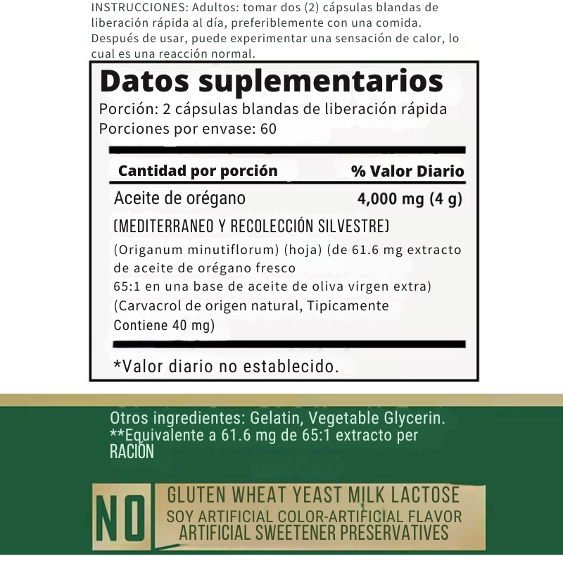 Aceite de orégano saludMX