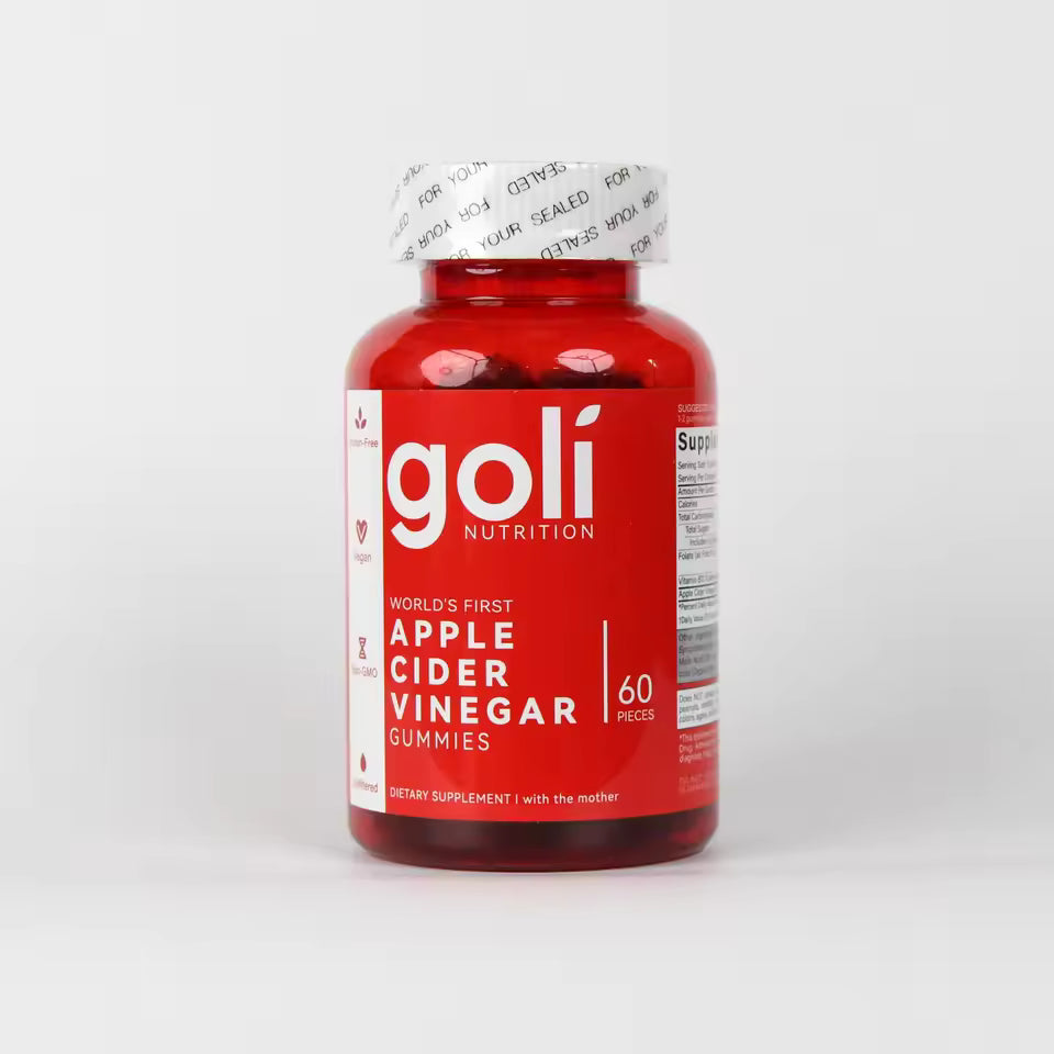 Vitaminas gomosas de vinagre de sidra de manzana Goli - Vitamina B12, sin gelatina