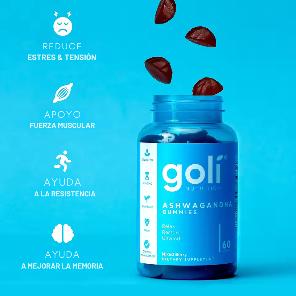 Goli Ashwa con Ashwagandha y vitamina D