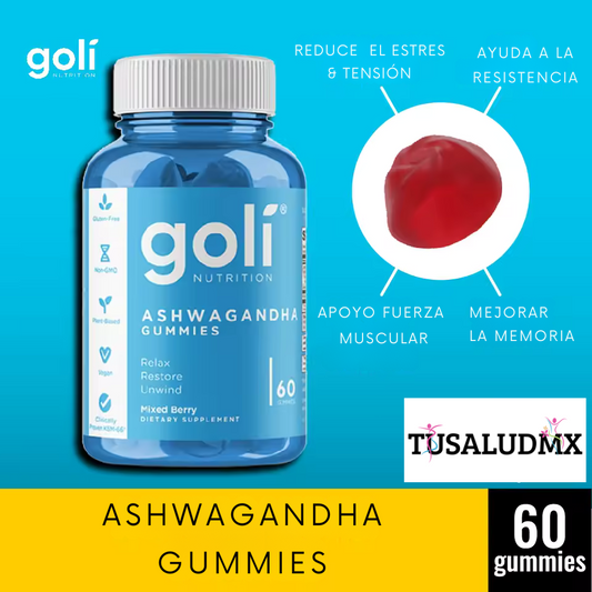 Goli Ashwa con Ashwagandha y vitamina D