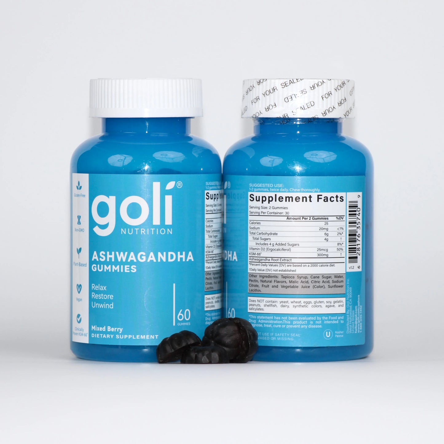 Goli Ashwa con Ashwagandha y vitamina D
