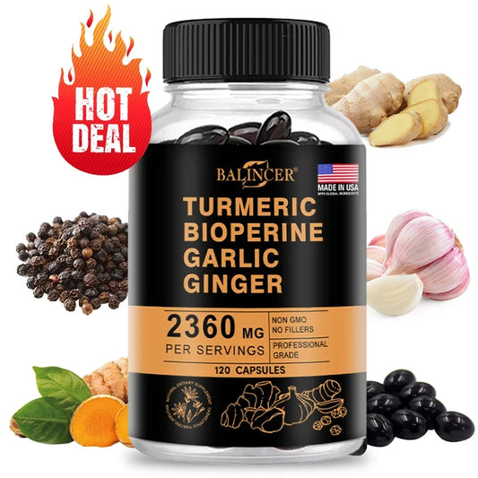 Fórmula 4 en 1 con Cúrcuma y Jengibre – Bienestar y Vitalidad Natural
