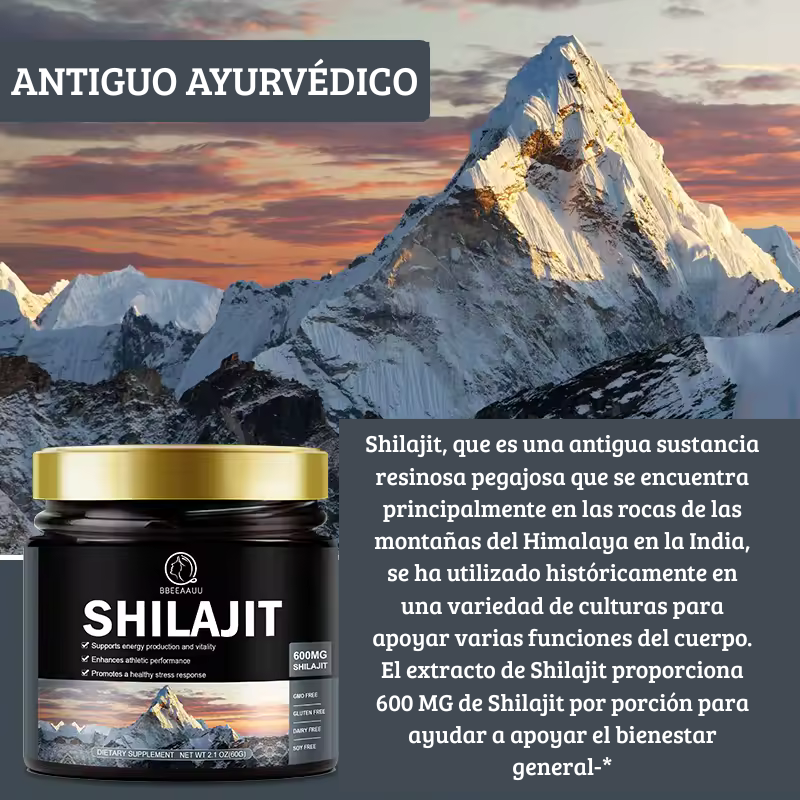Shilajit Teen Resina Natural del Himalaya