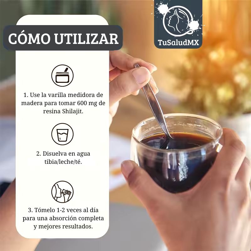 Shilajit Teen Resina Natural del Himalaya